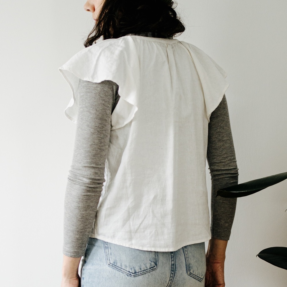 Universal Thread White Blouse - image 3